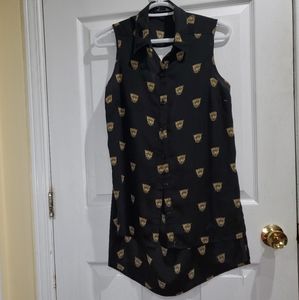 Cheetah blouse
